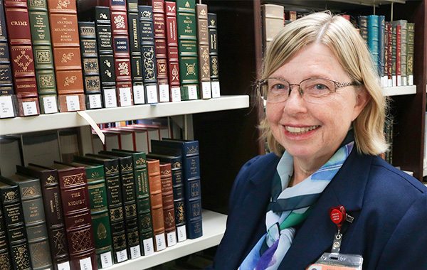 Martha Earl, director of Preseton Medical Library