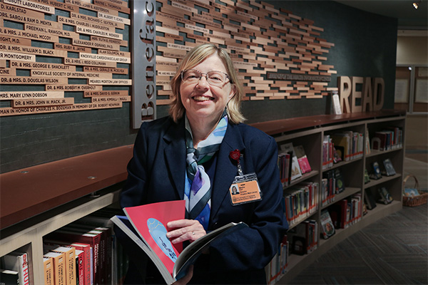 Martha Earl, director of Preston Medical Library